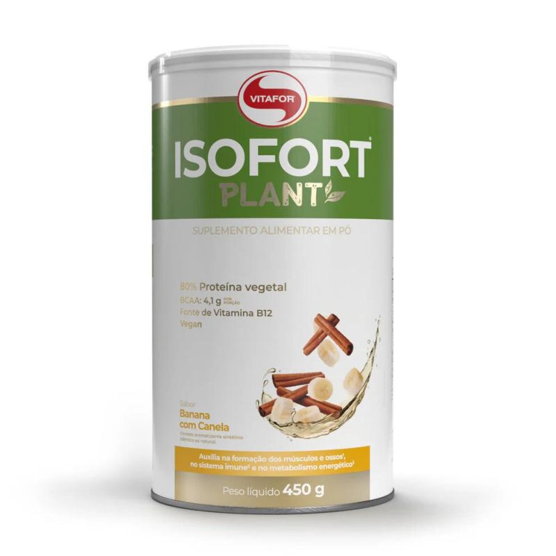 Isofort plant Banana e Canela – 450g