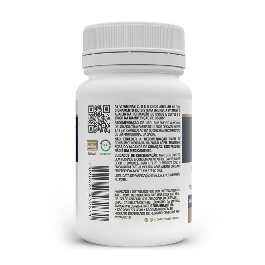 Vita D3 + C + Zinco 30caps