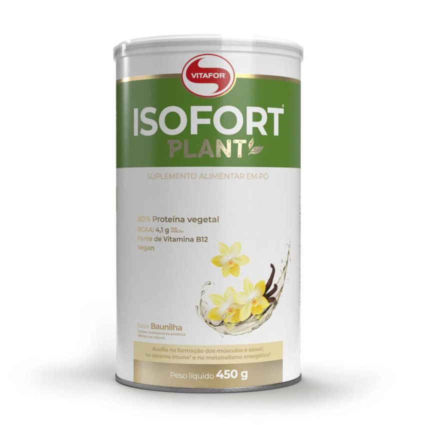 Isofort plant Baunilha – 450g