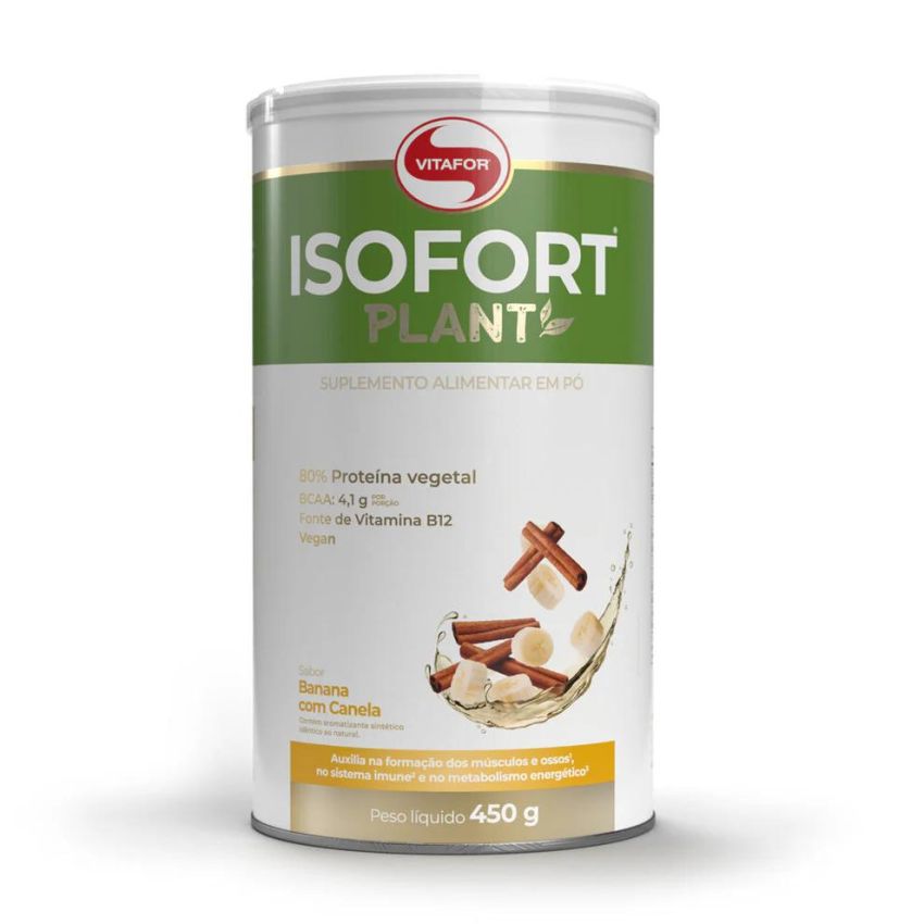 Isofort plant Banana e Canela – 450g