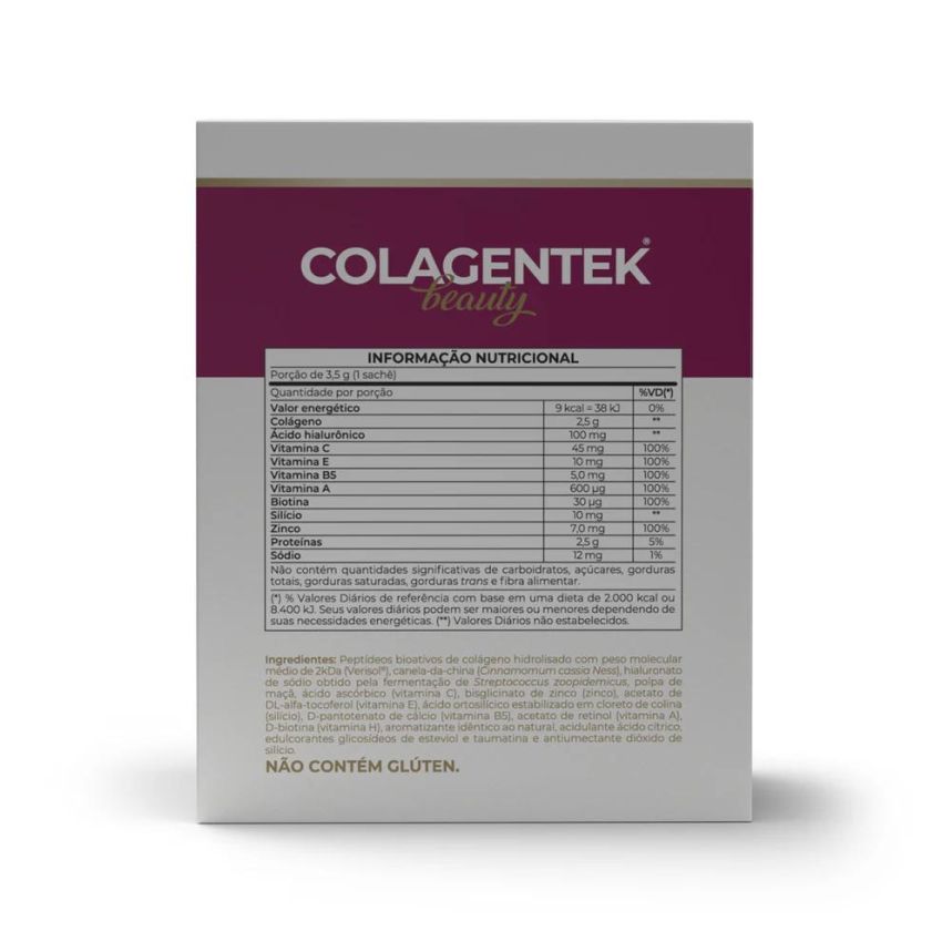 Colagentek beauty Maçã com canela 30 saquetas